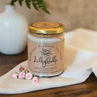 English Rose Soy Wax Candle - LillyBella Handcrafted