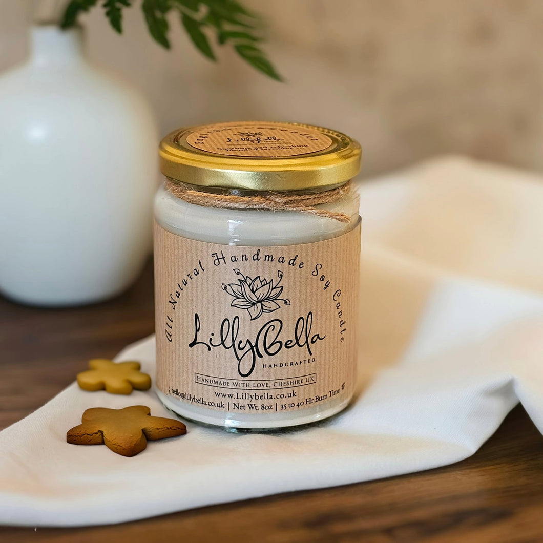 Gingerbread Soy Wax Candle - LillyBella Handcrafted